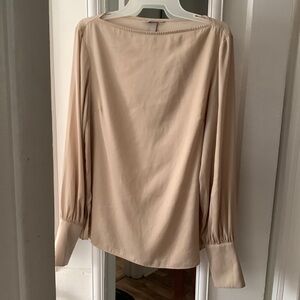 Tan Women’s Small Dress shirt long sleeve